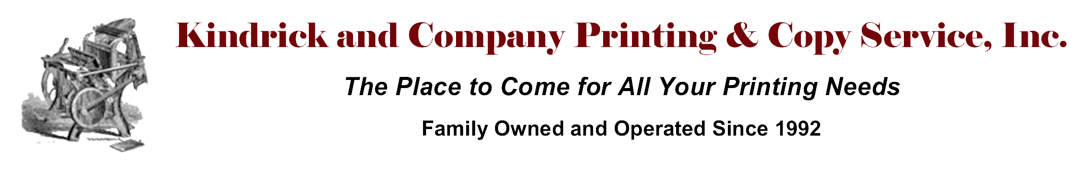 Kindrick and Company Printing & Copy Service, Inc.