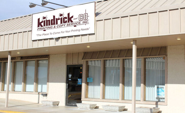 Kindrick Printing Storefront